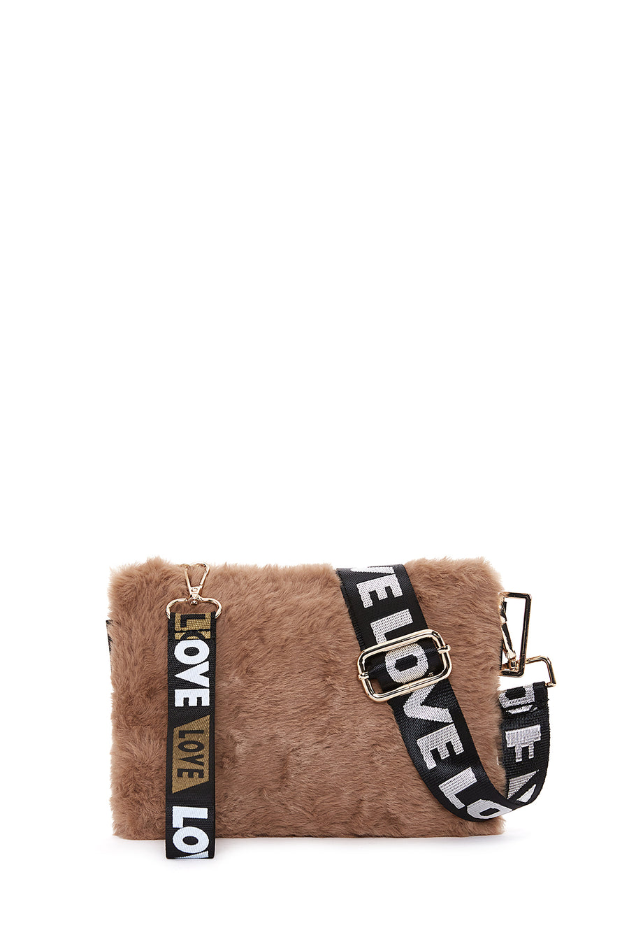 Women's Camel Plush Portfolio Bag 23WBD2200PH | Derimod