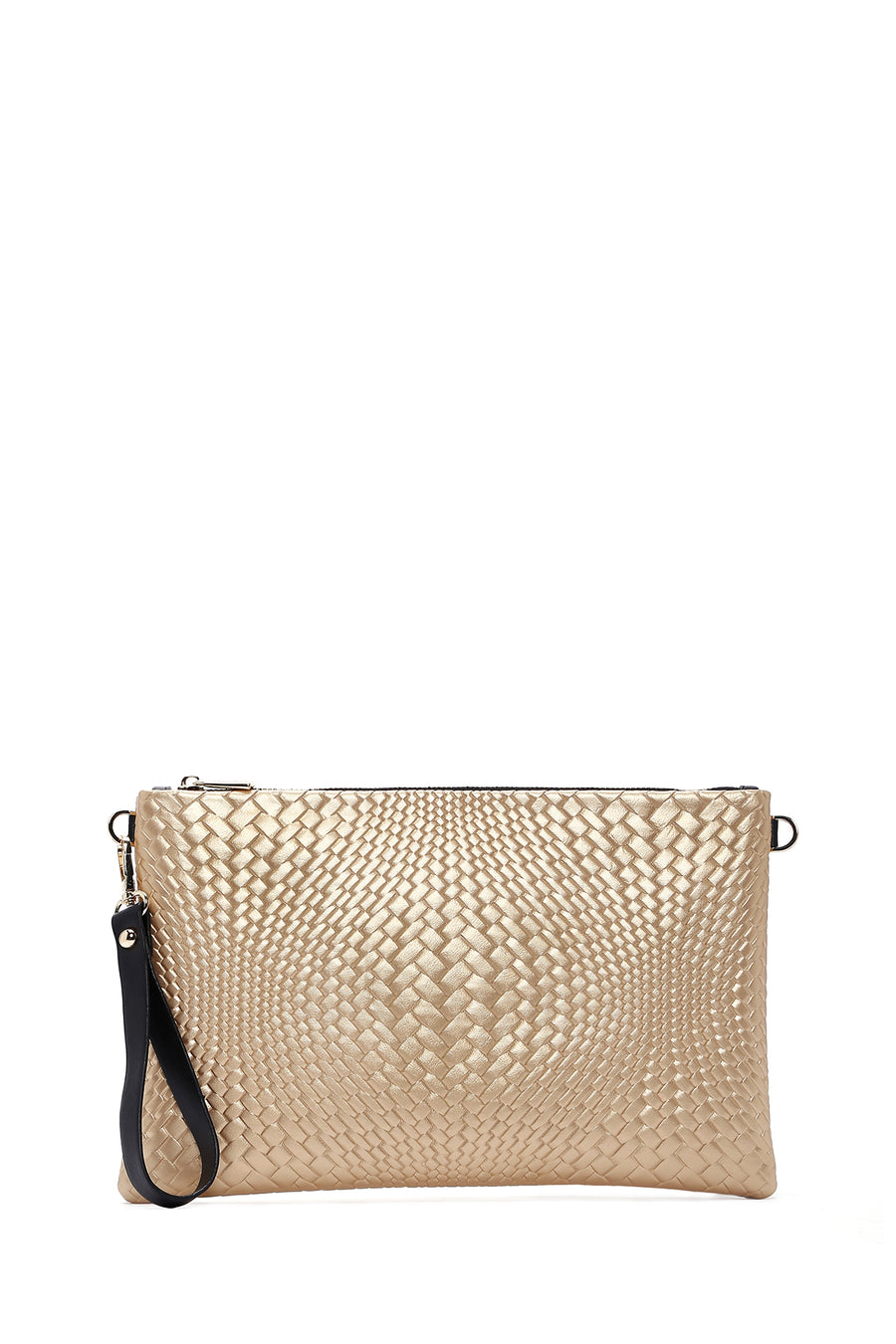 Women's Gold Printed Portfolio Bag