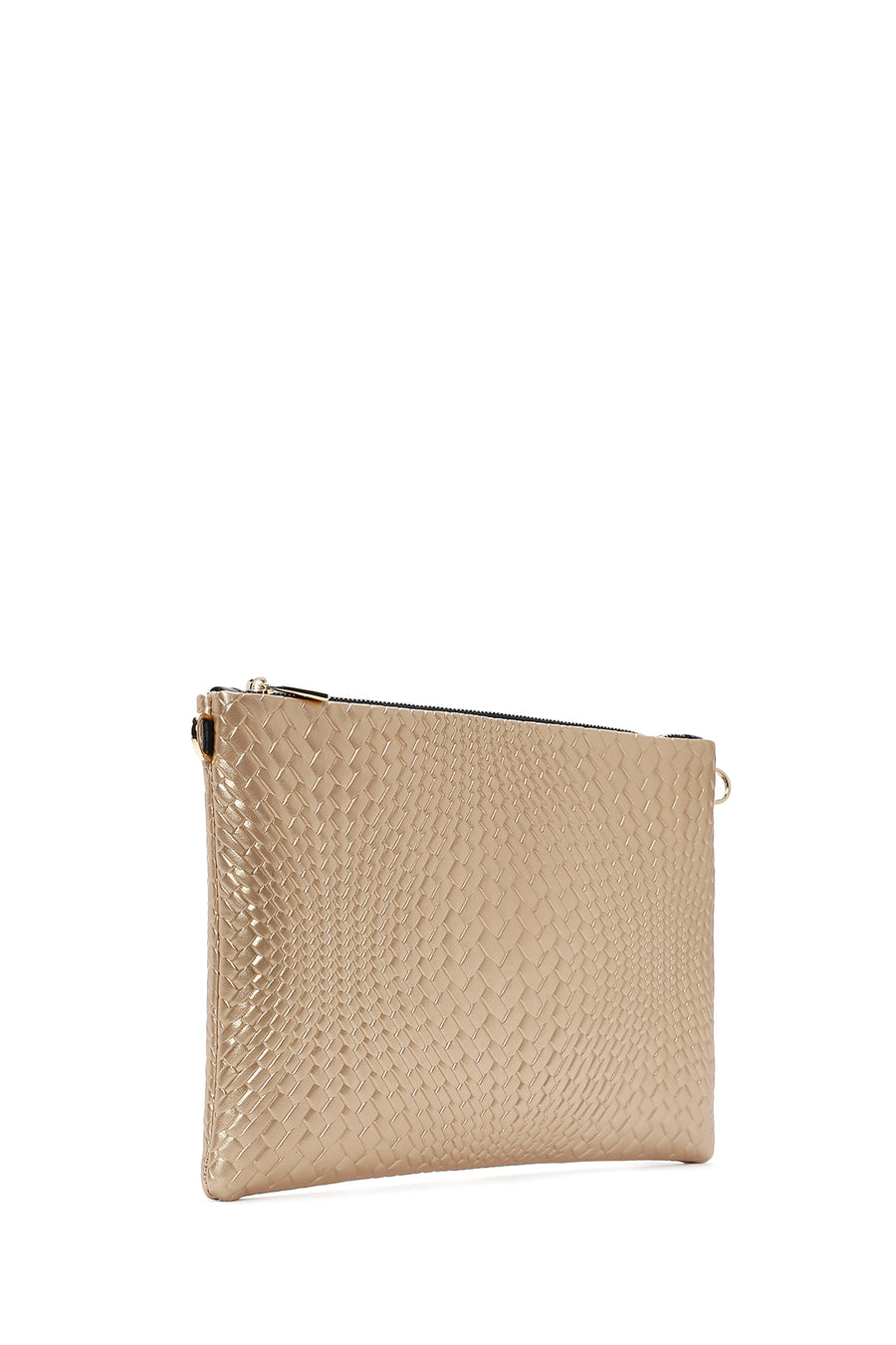 Women's Gold Printed Portfolio Bag