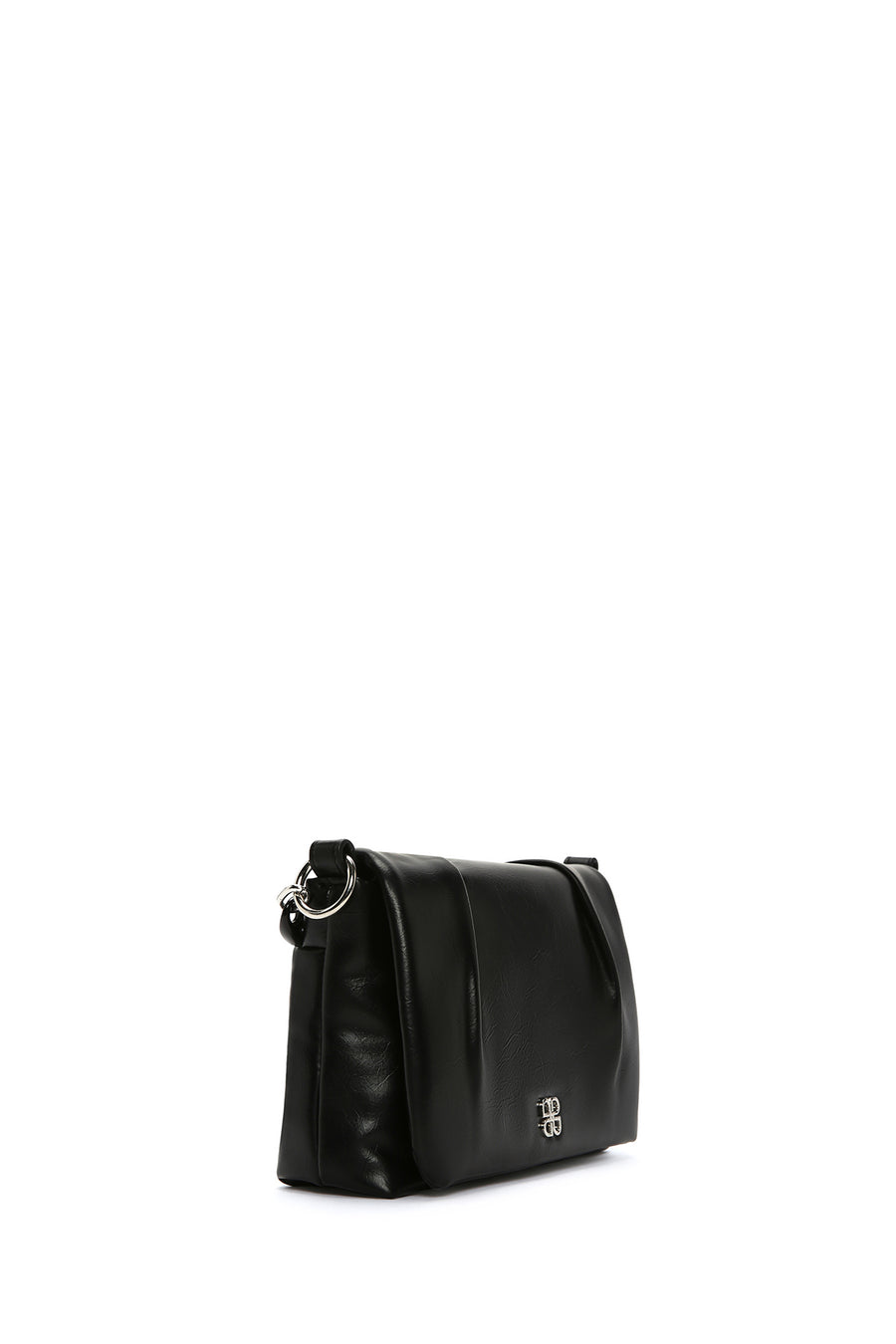 Women's Black Long Strap Shoulder Bag