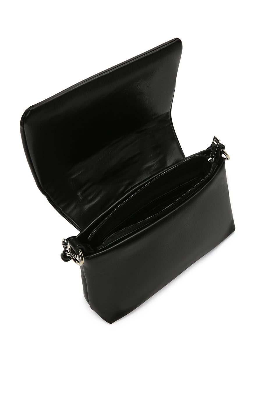 Women's Black Long Strap Shoulder Bag