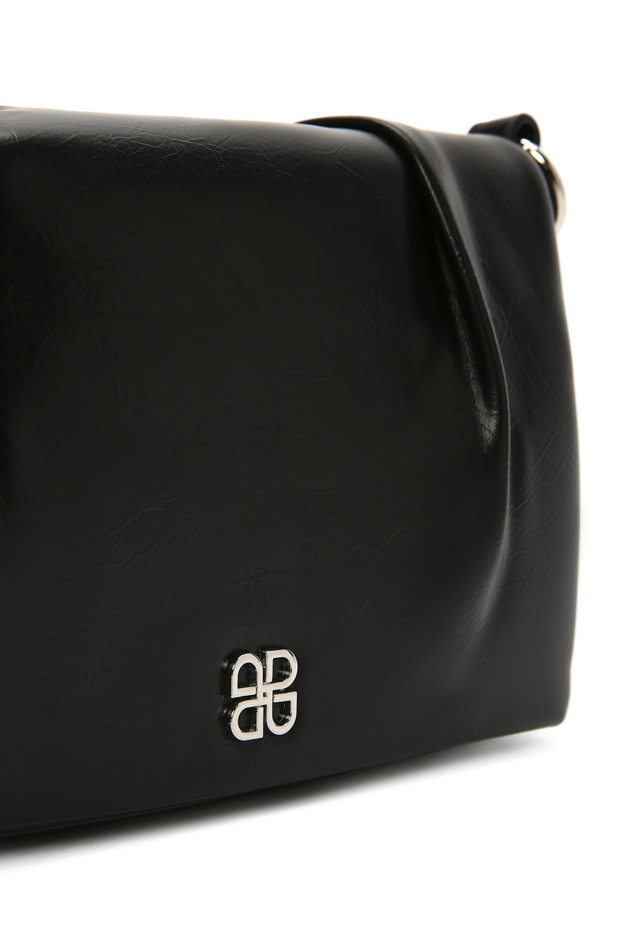 Women's Black Long Strap Shoulder Bag