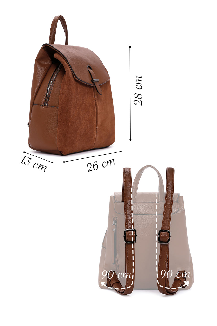 Women's Tan Backpack