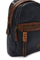 Women's Navy Blue Backpack | Derimod