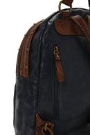 Women's Navy Blue Backpack | Derimod