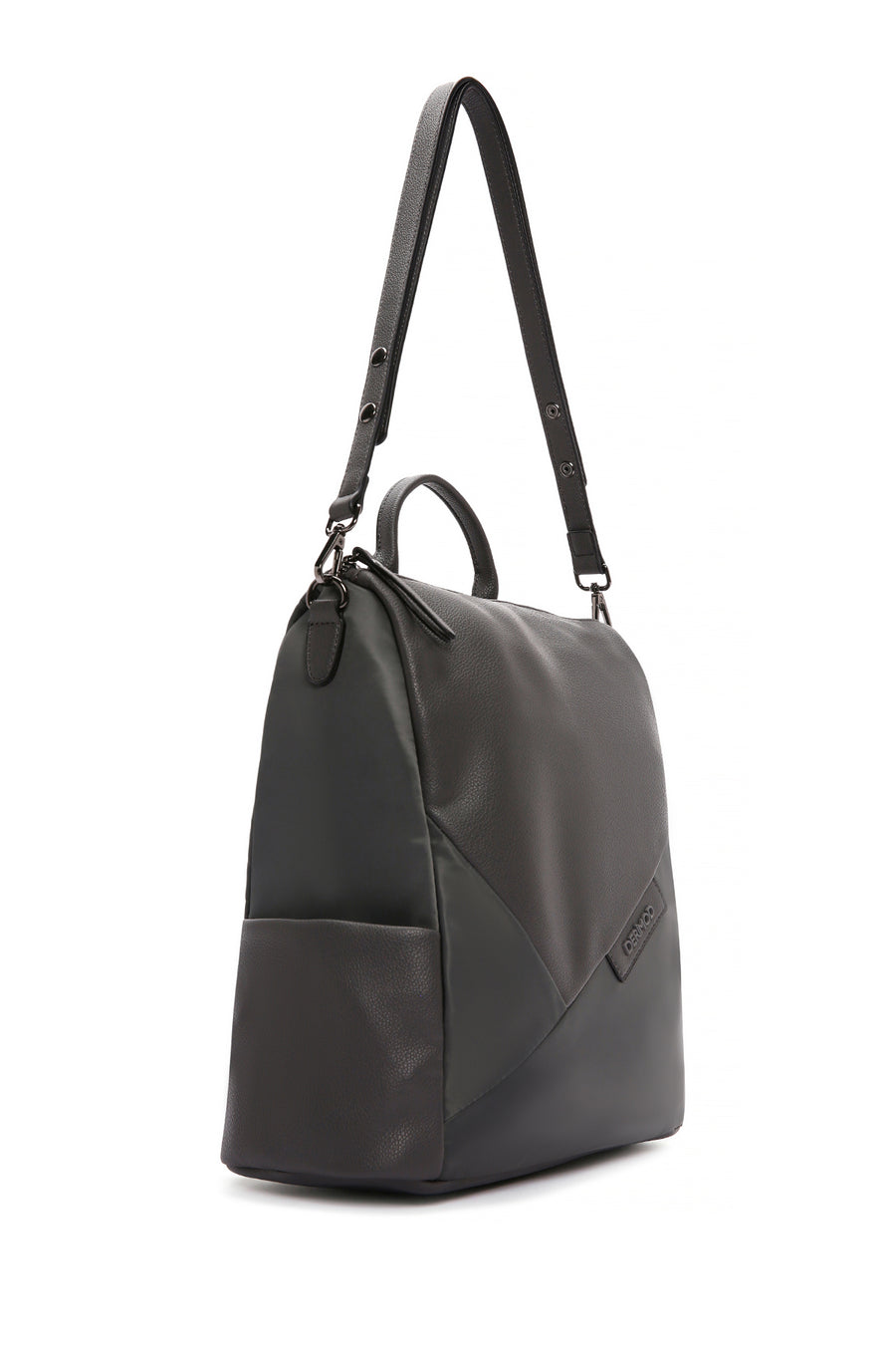 Women's Gray Long Strap Backpack