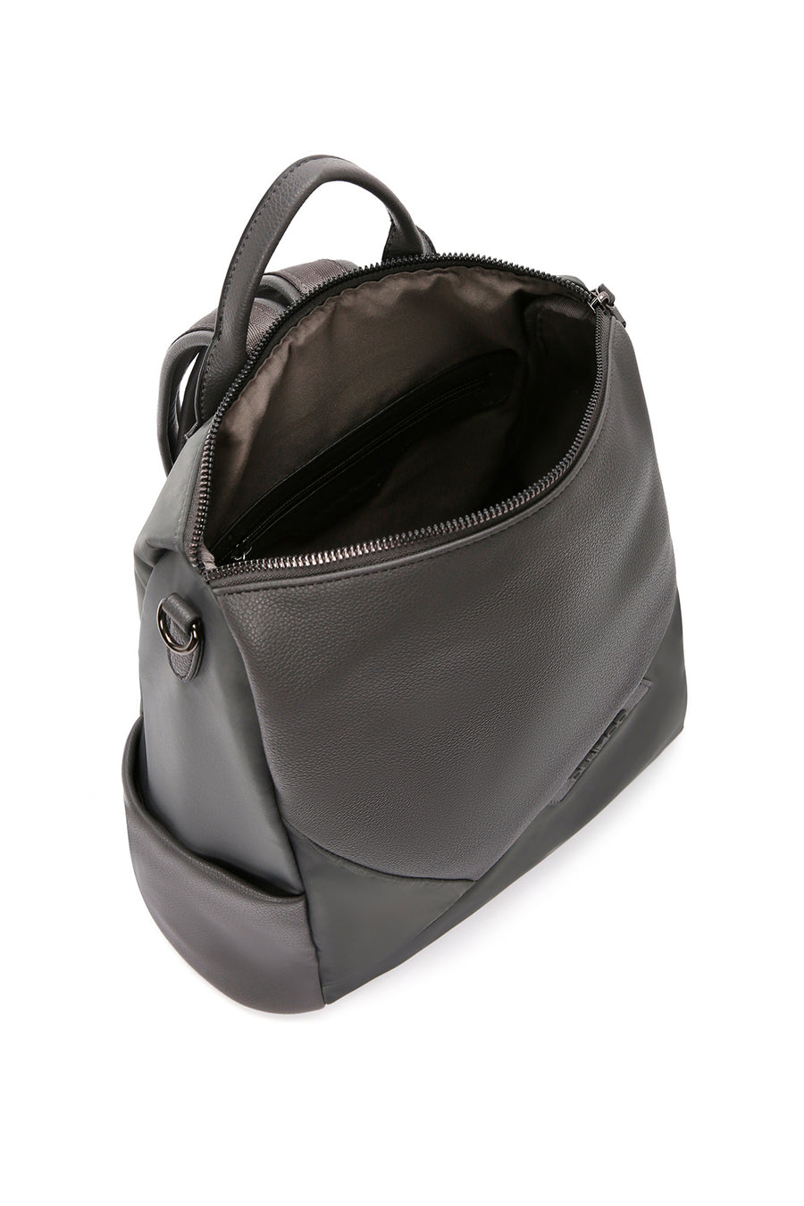 Women's Gray Long Strap Backpack