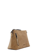 Kadın Açık Kahverengi Uzun Askılı Süet Çapraz Çanta | Derimod