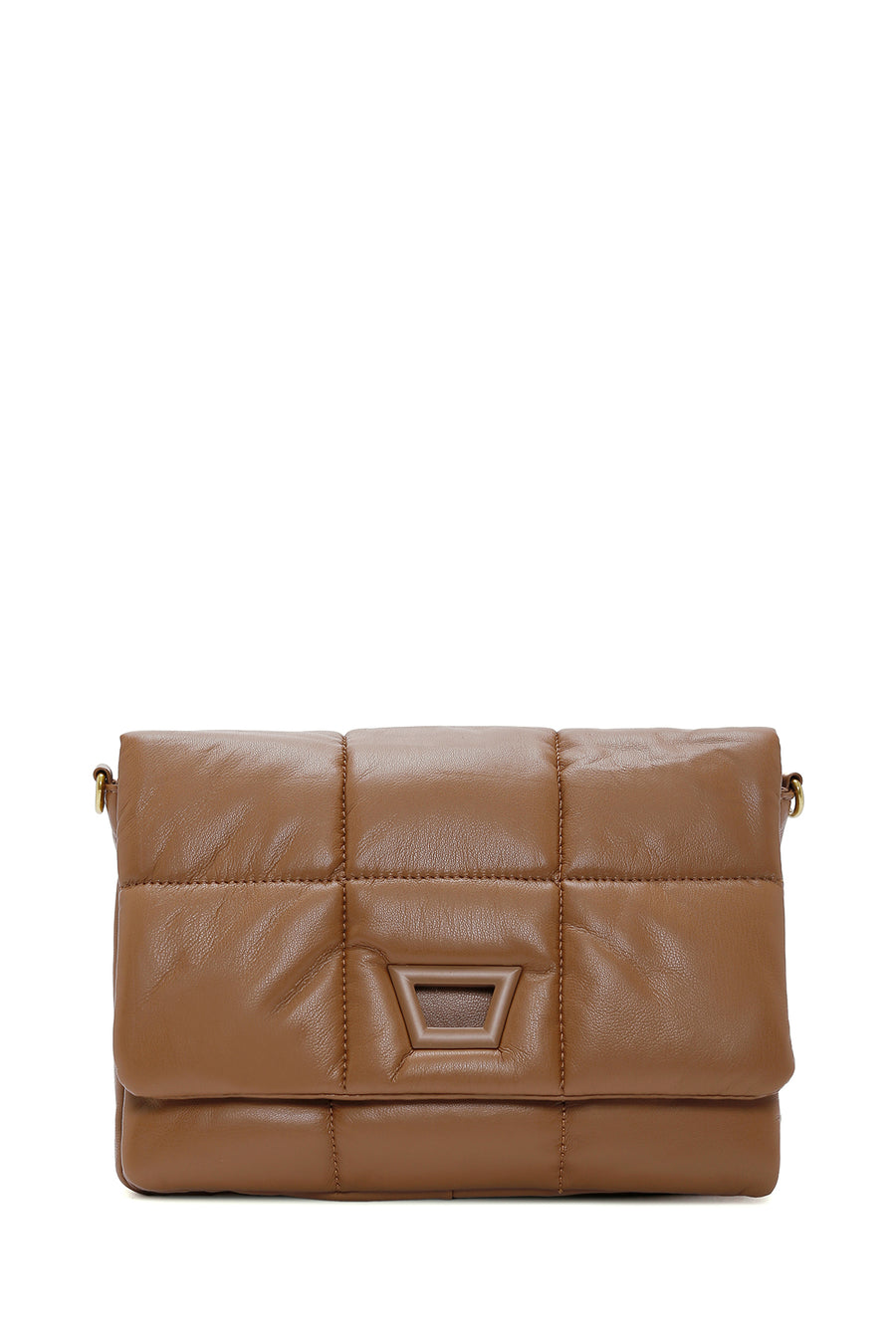 Women's Brown Long Strap Crossbody Bag