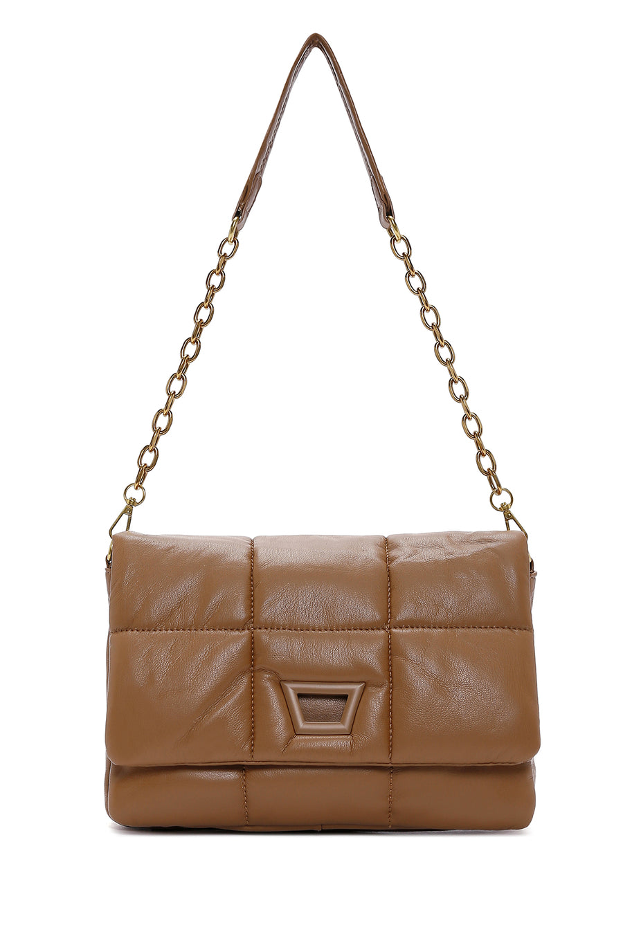 Women's Brown Long Strap Crossbody Bag