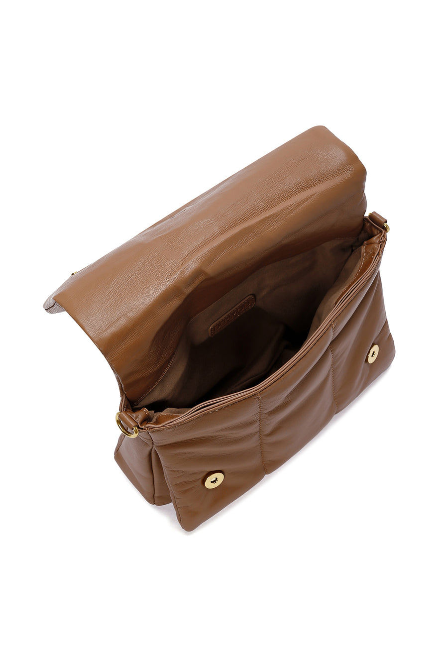 Women's Brown Long Strap Crossbody Bag