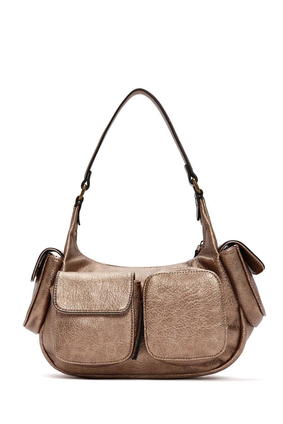 Women's Copper Long Strap Shoulder Bag