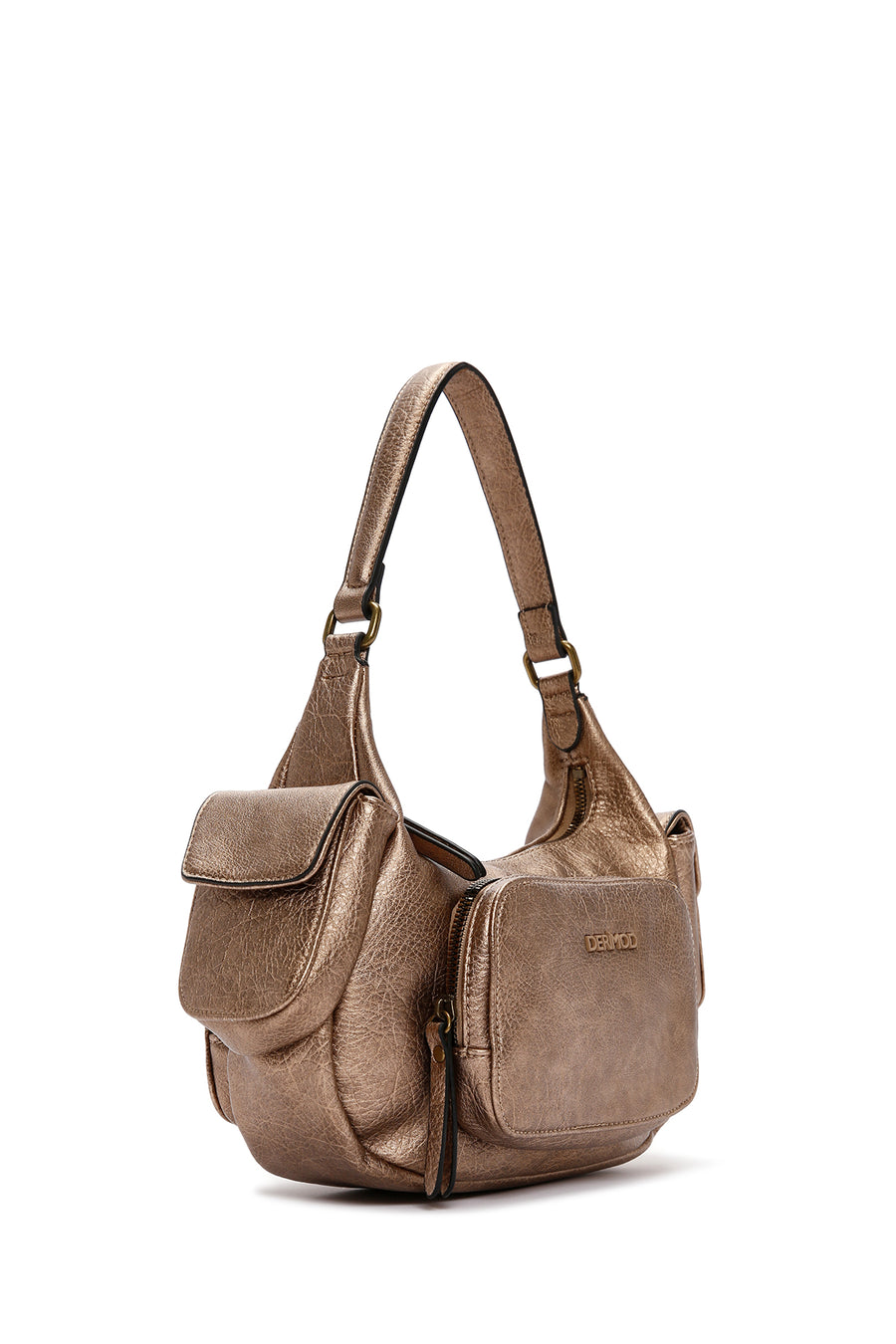Women's Copper Long Strap Shoulder Bag