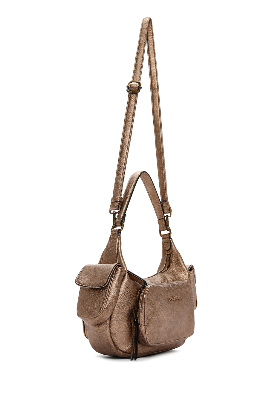 Women's Copper Long Strap Shoulder Bag