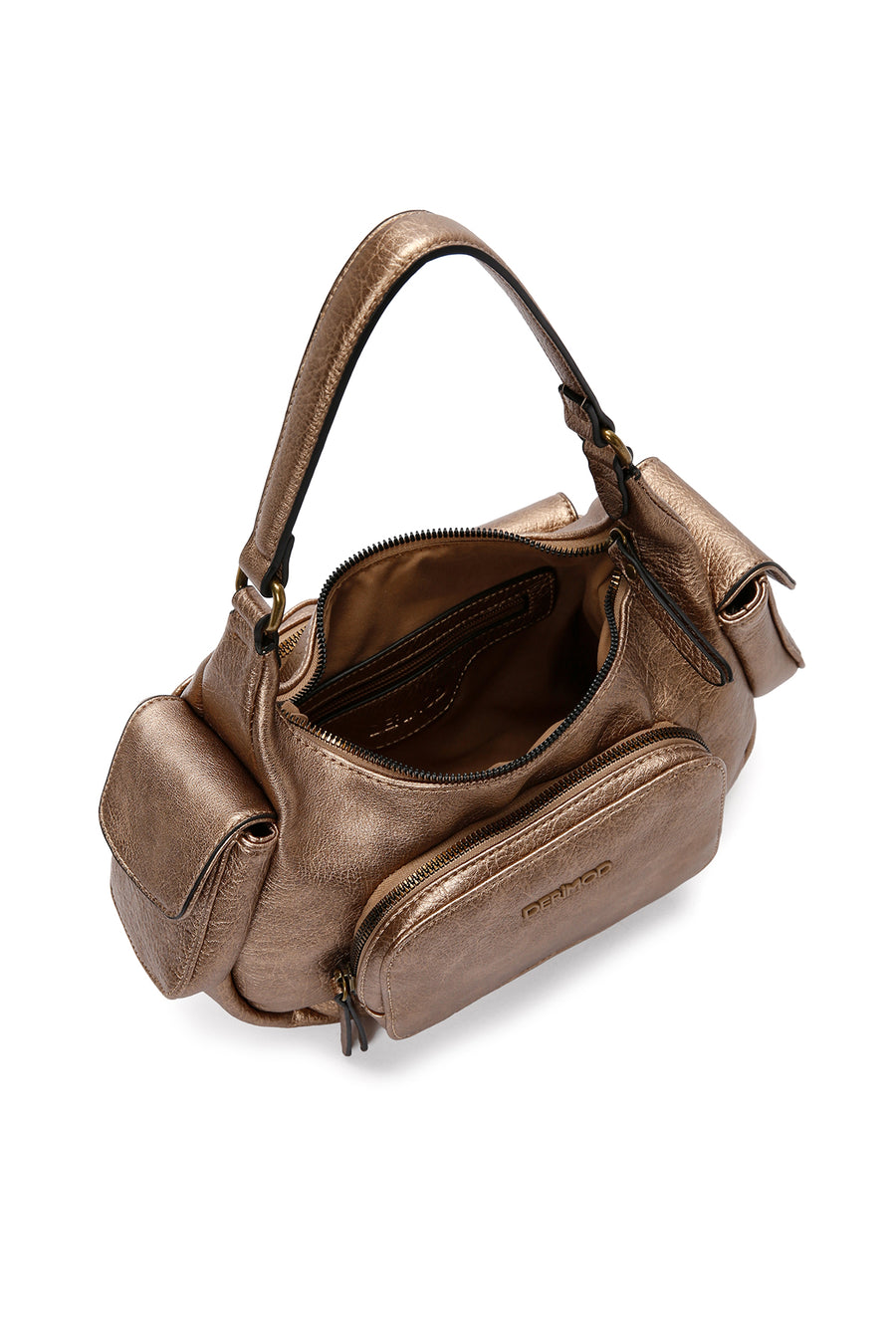 Women's Copper Long Strap Shoulder Bag