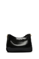 Kadın Siyah Uzun Askılı Rugan Çapraz Çanta | Derimod