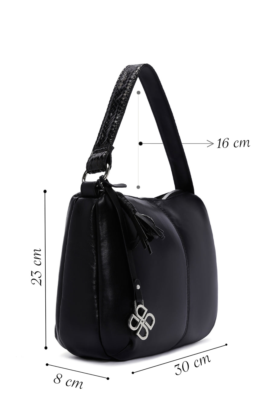 Women's Black Shoulder Bag