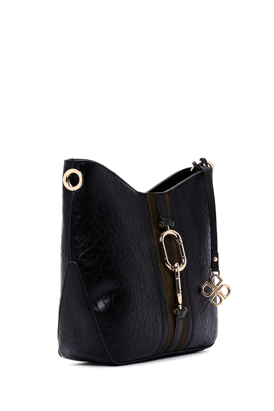 Women's Black Long Strap Shoulder Bag