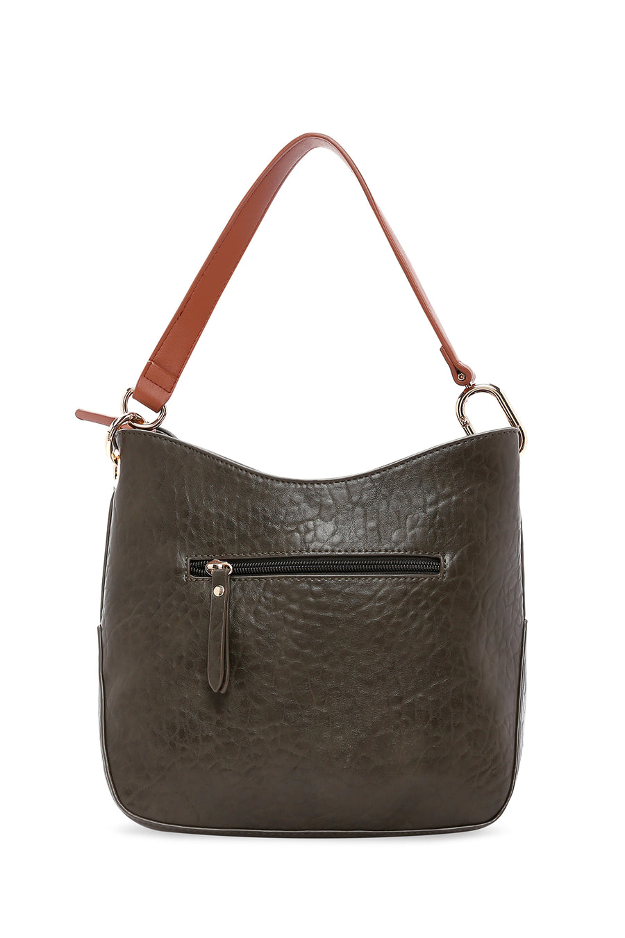 Women's Khaki Long Strap Shoulder Bag