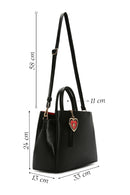 Kadın Siyah Uzun Askılı Aksesuar Detaylı Çapraz Çanta | Derimod