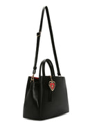 Kadın Siyah Uzun Askılı Aksesuar Detaylı Çapraz Çanta | Derimod