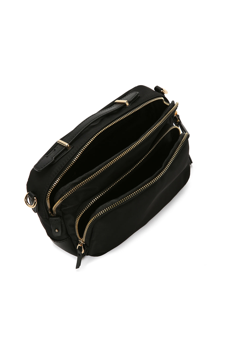 Women's Black Long Strap Shoulder Bag