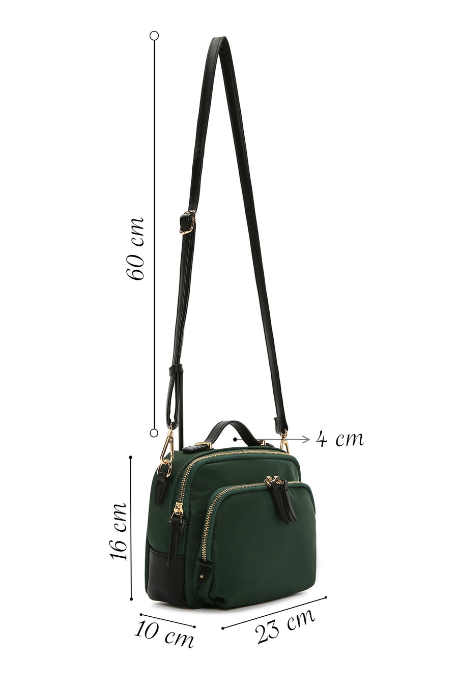 Women's Green Long Strap Shoulder Bag