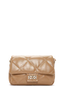 Women's Brown Long Strap Quilted Shoulder Bag | Derimod