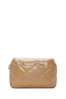 Women's Brown Long Strap Quilted Shoulder Bag | Derimod