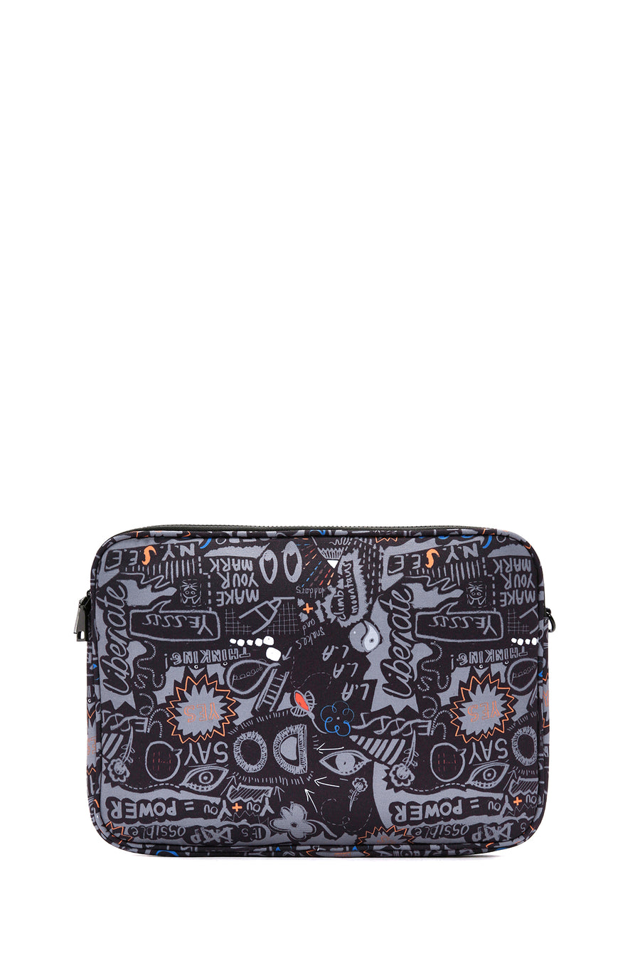 Women's Black Long Strap Briefcase