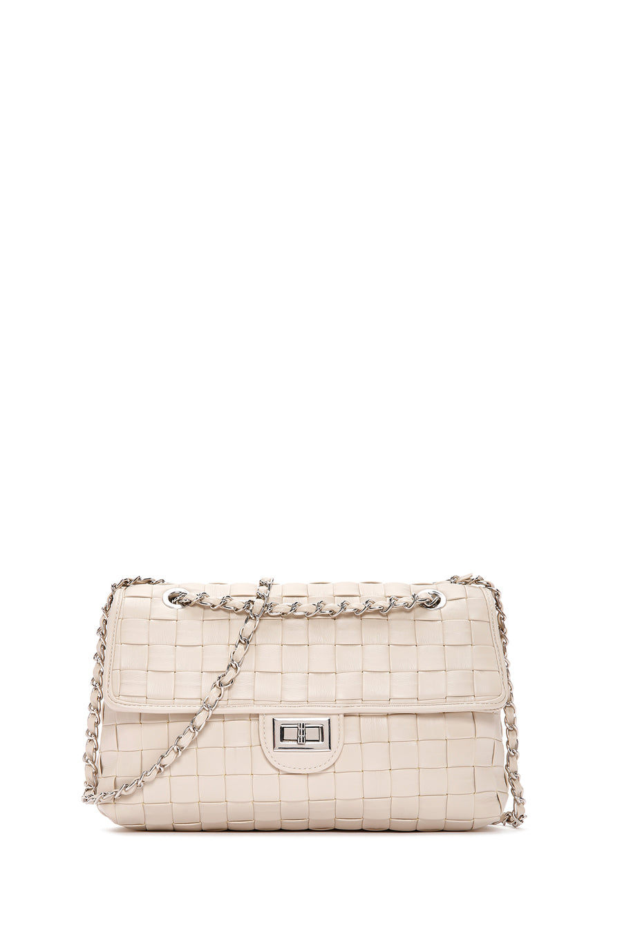 Women's Beige Knitted Patterned Long Strap Shoulder Bag 23WBD254829 | Derimod