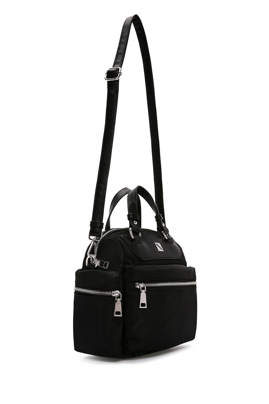 Women's Black Long Strap Shoulder Bag