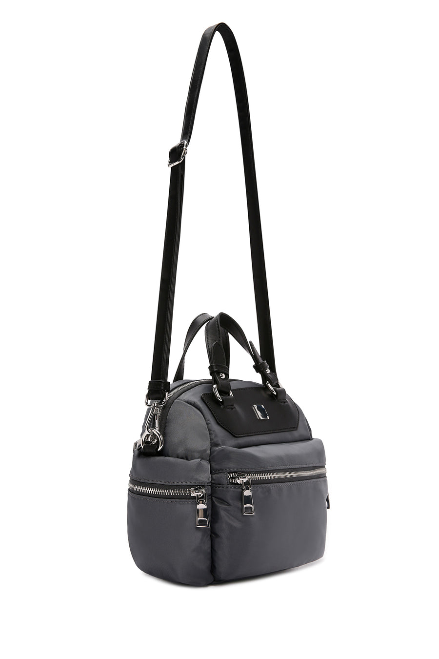 Women's Gray Long Strap Shoulder Bag