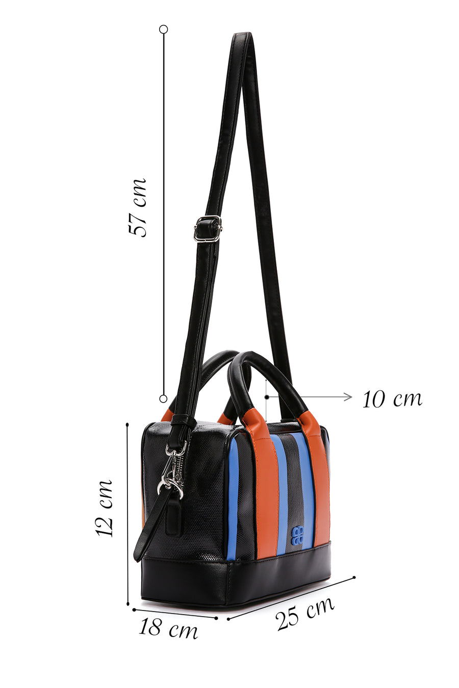Women's Multi-Colored Long Strap Shoulder Bag
