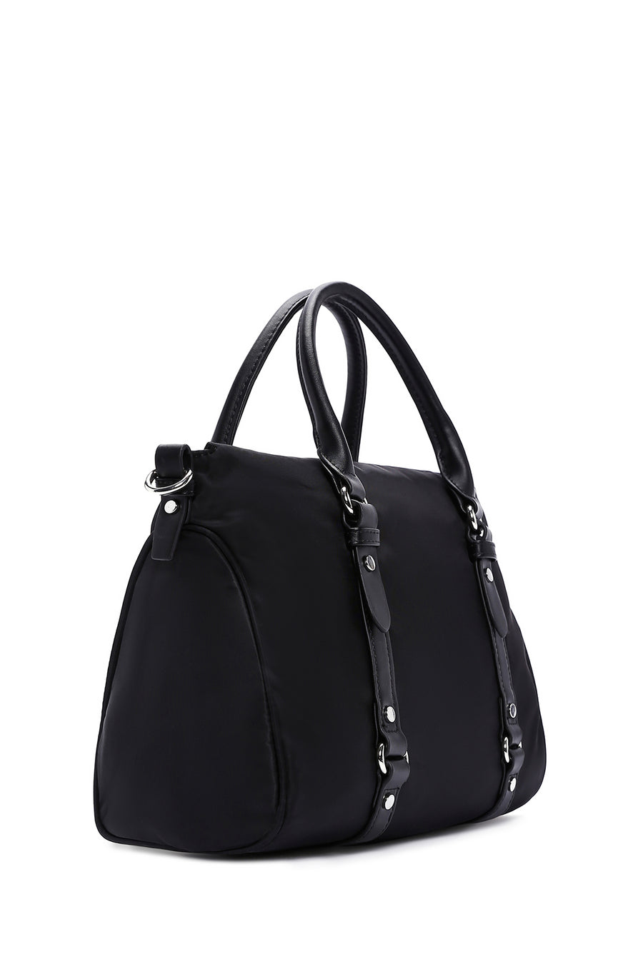Women's Black Long Strap Shoulder Bag
