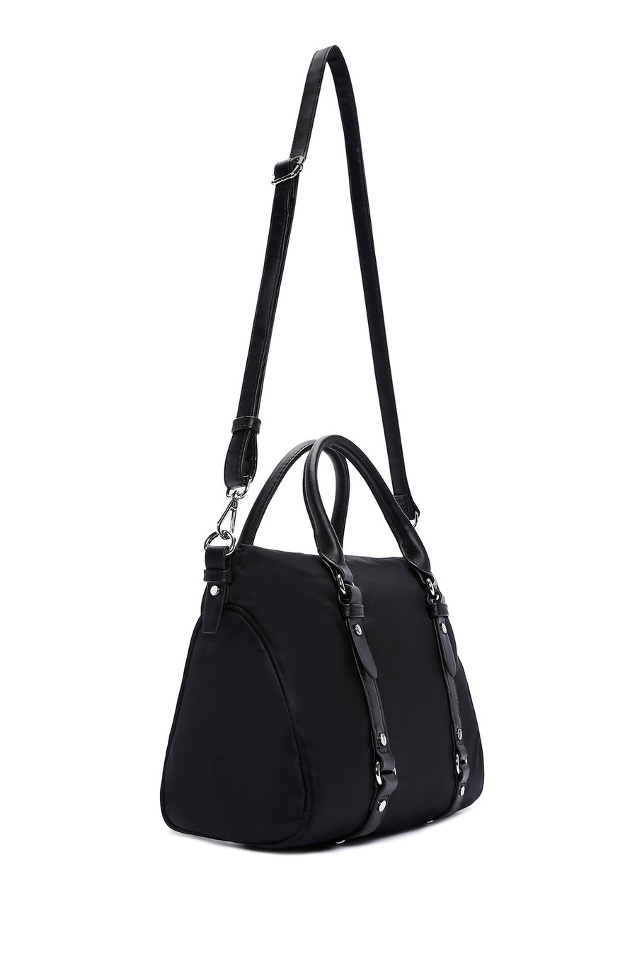 Women's Black Long Strap Shoulder Bag