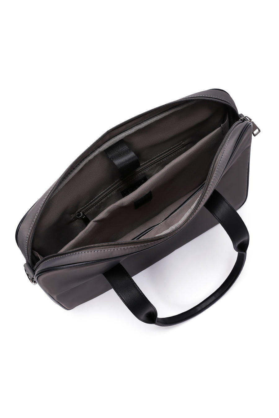 Women's Gray Long Strap Briefcase