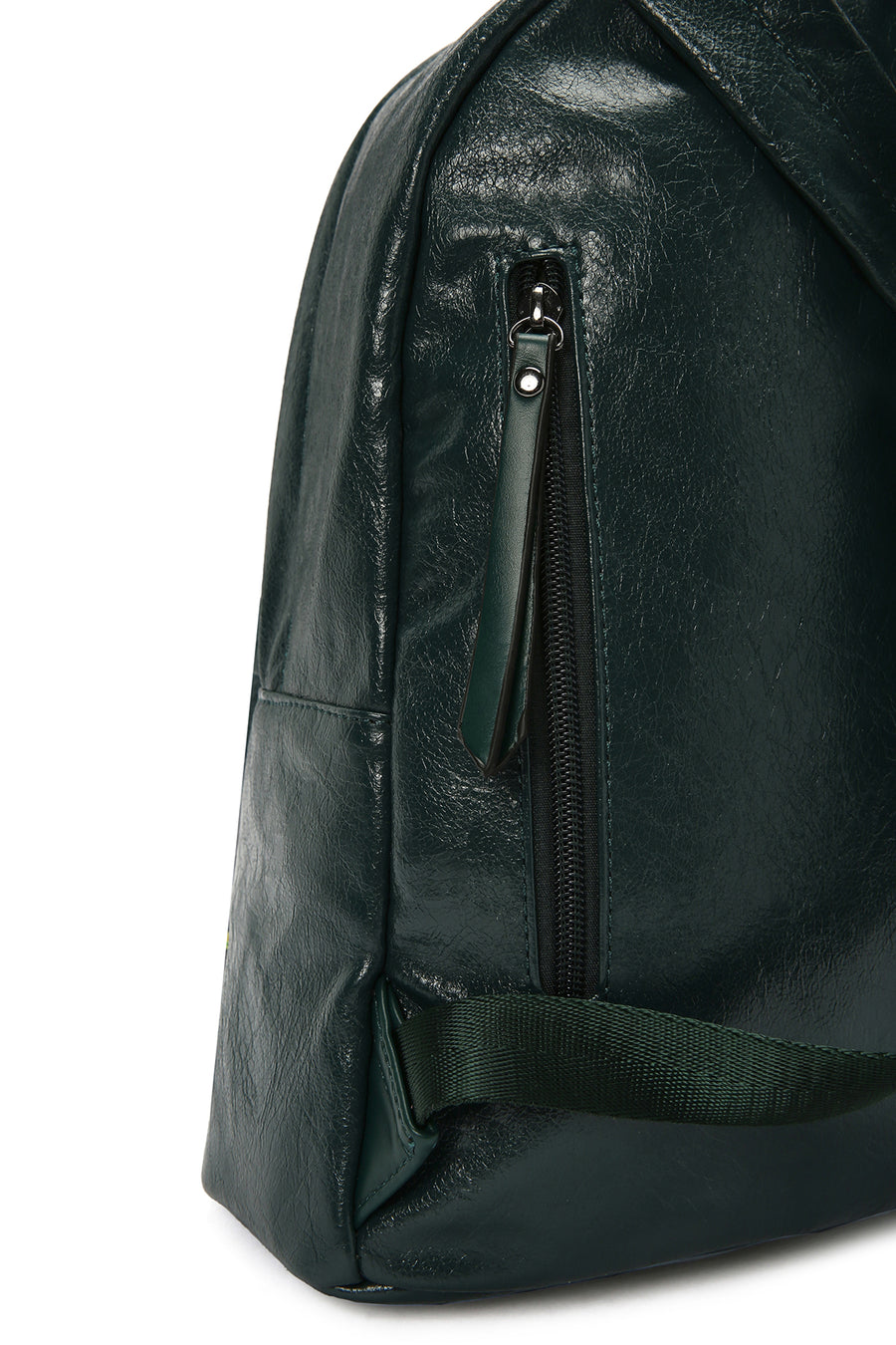 Women's Green Printed Backpack