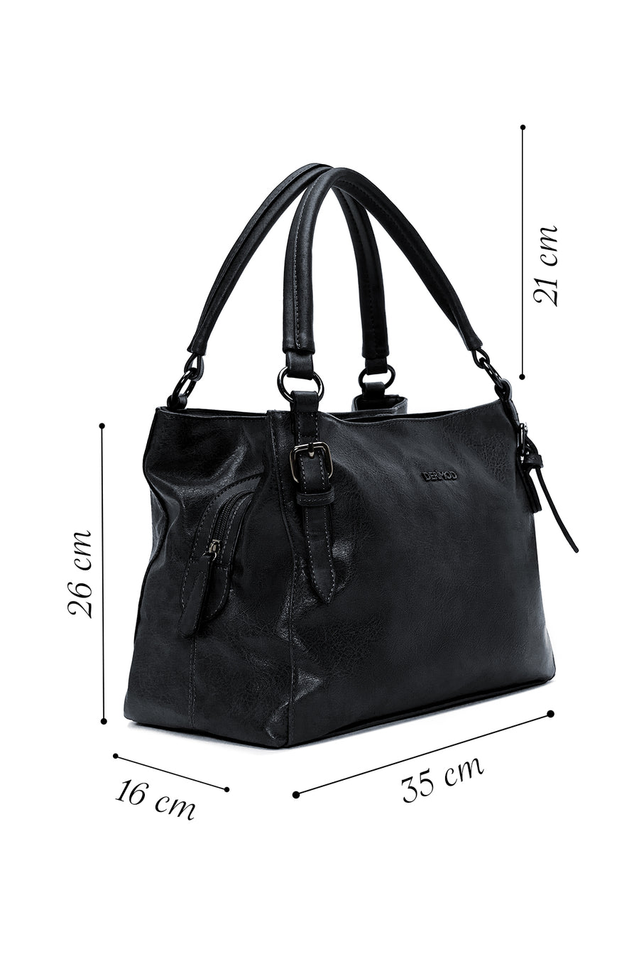 Women's Black Shoulder Bag