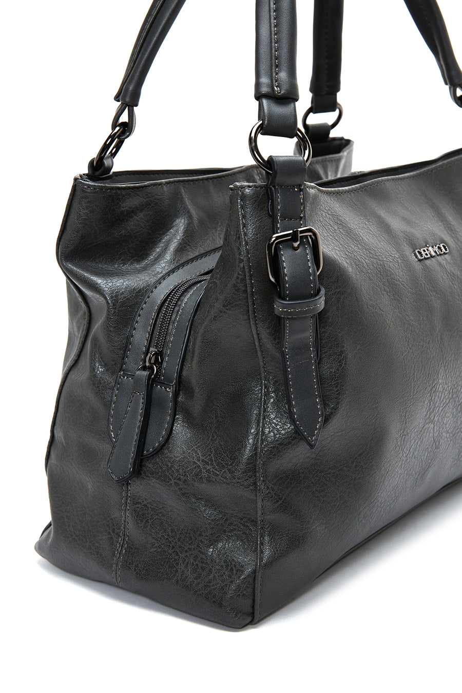 Women's Gray Shoulder Bag
