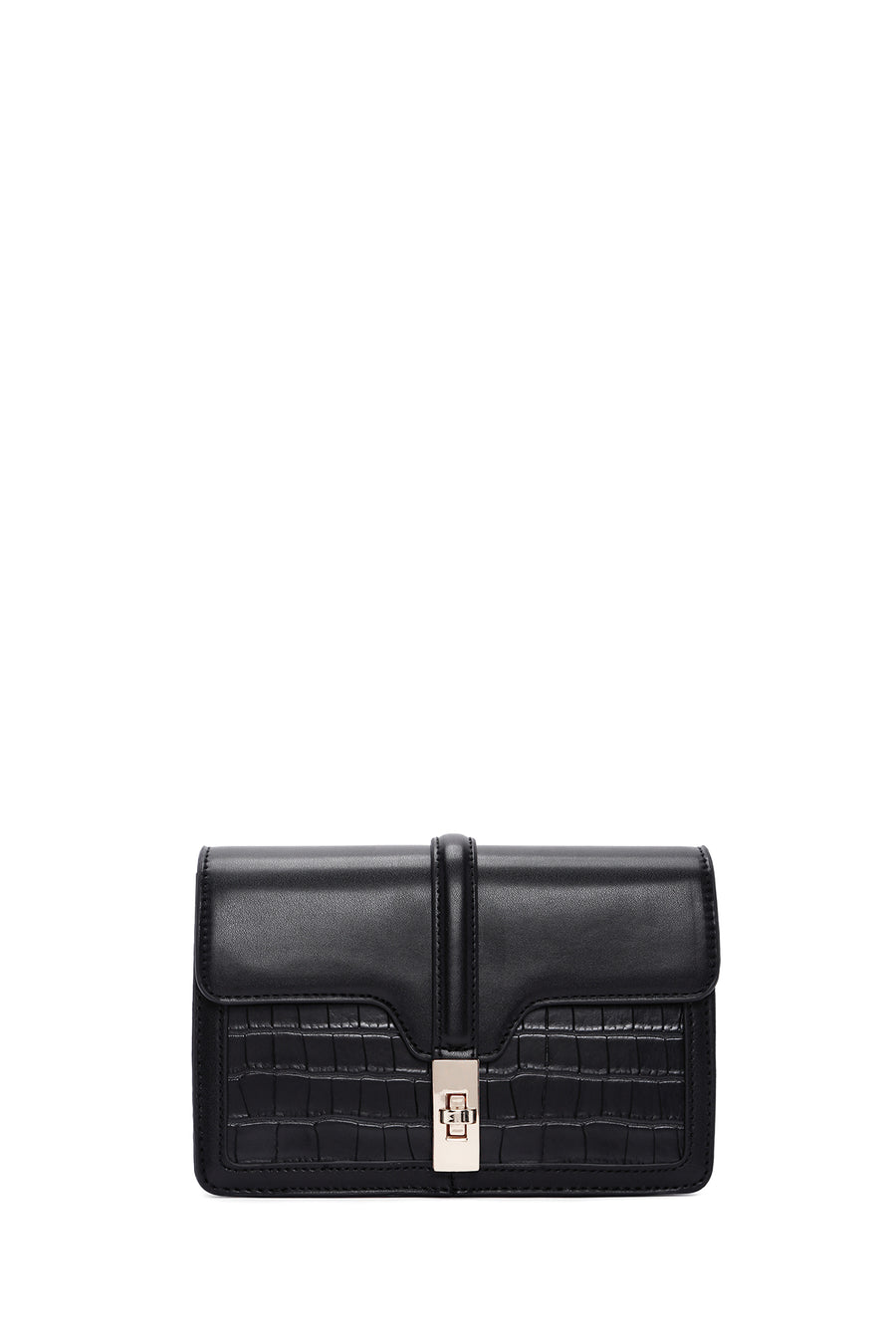 Women's Black Long Strap Shoulder Bag