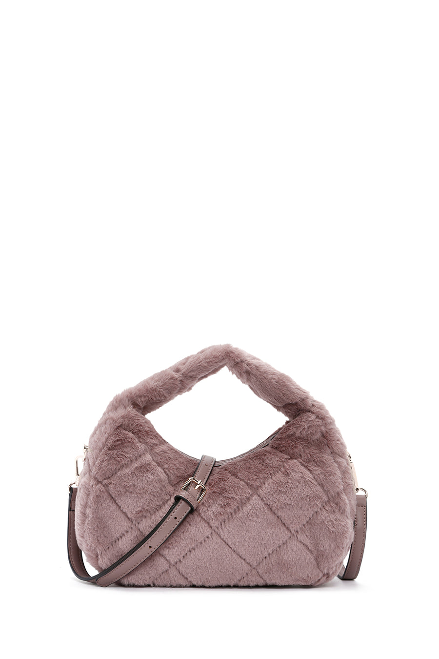 Women's Pink Long Strap Plush Handbag 23WBD2645PH | Derimod
