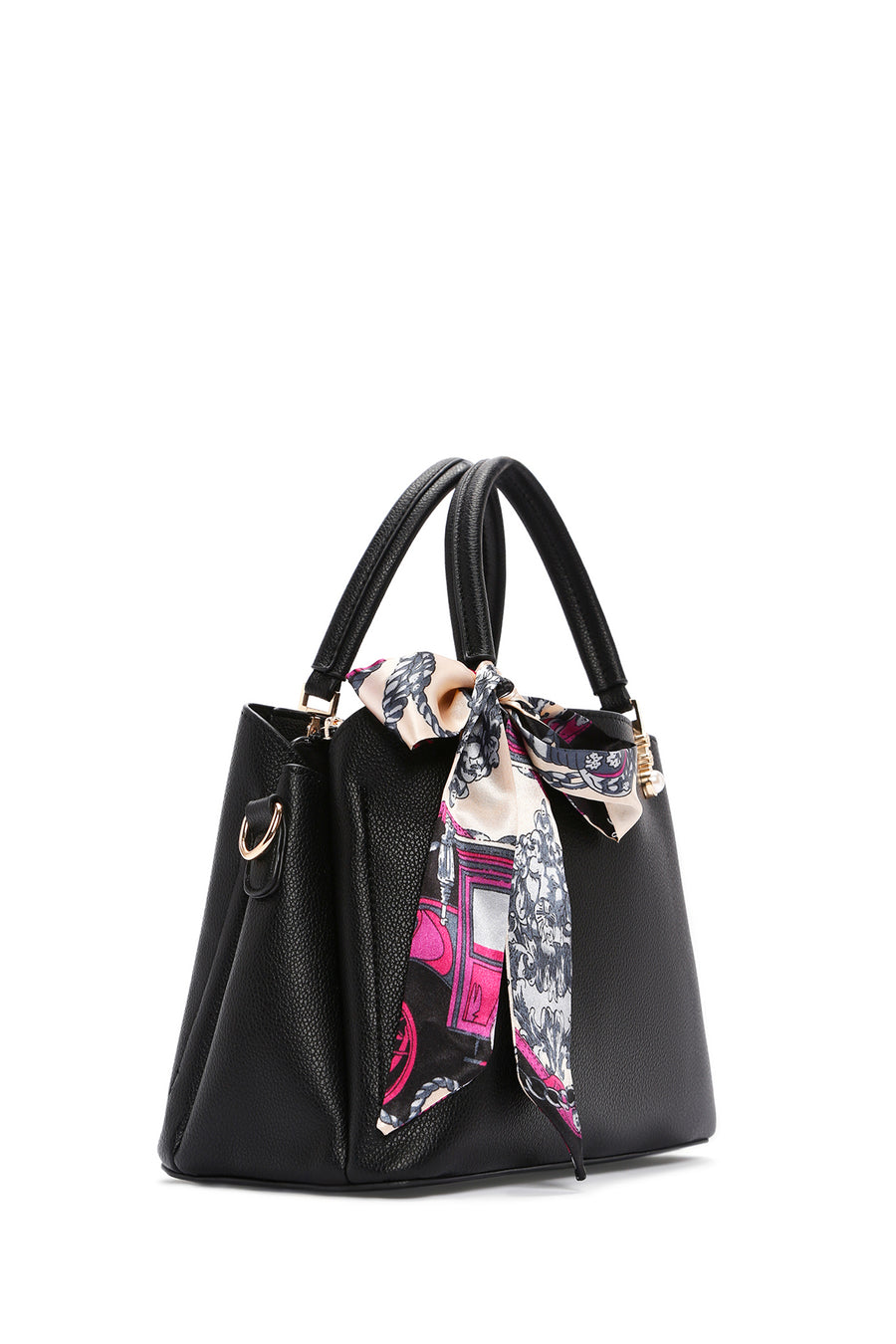 Women's Black Long Strap Shoulder Bag