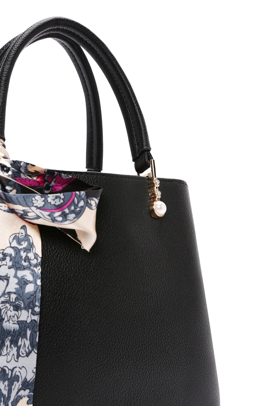 Women's Black Long Strap Shoulder Bag