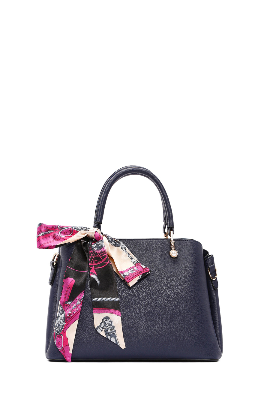 Women's Navy Blue Long Strap Shoulder Bag