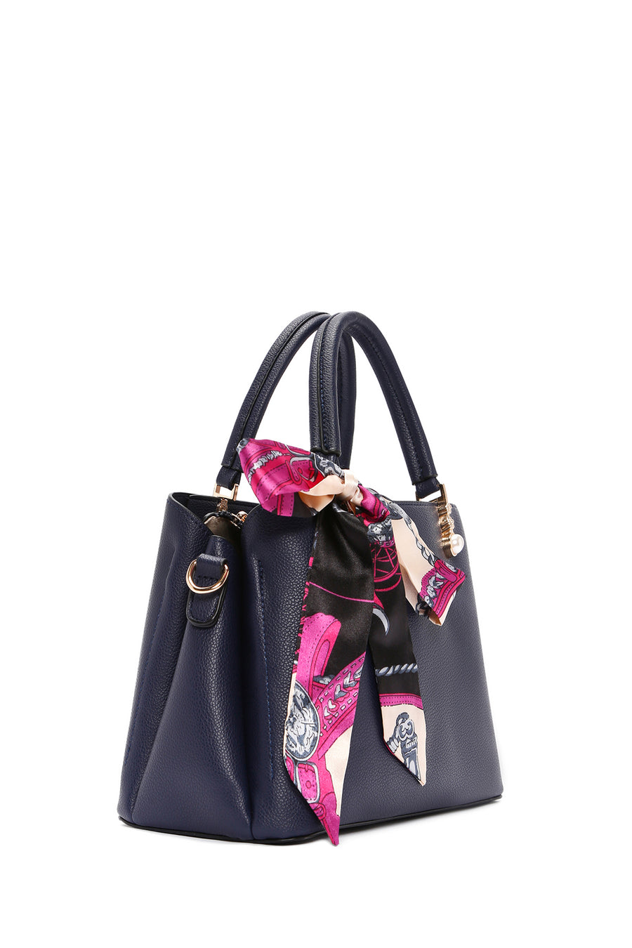 Women's Navy Blue Long Strap Shoulder Bag