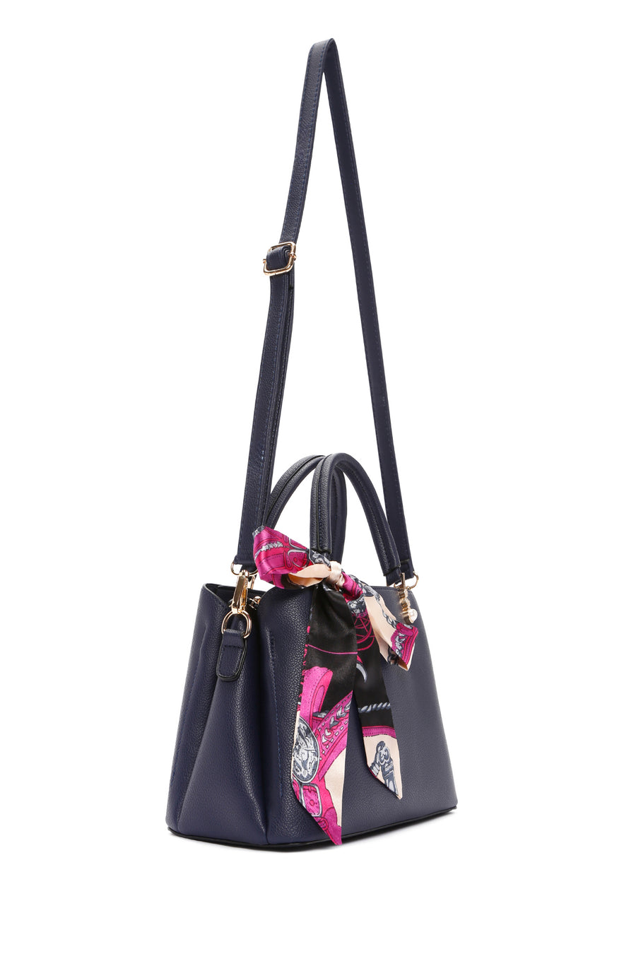Women's Navy Blue Long Strap Shoulder Bag