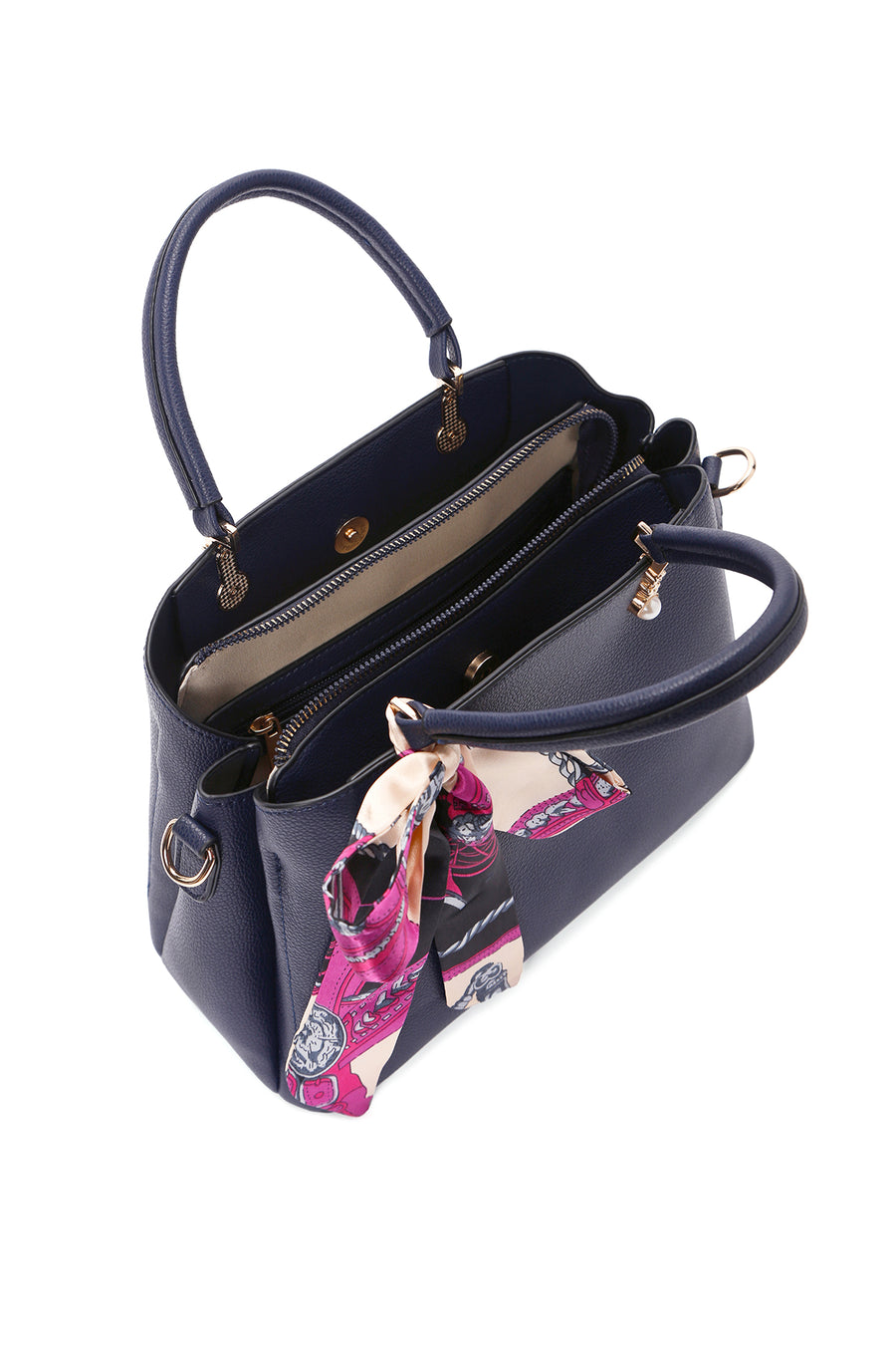 Women's Navy Blue Long Strap Shoulder Bag