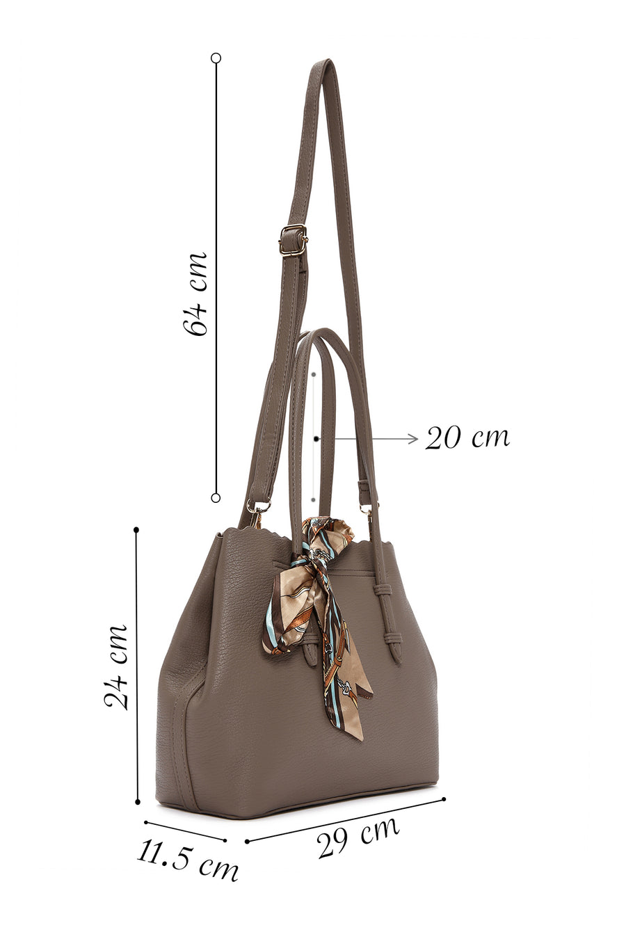 Women's Mink Long Strap Shoulder Bag