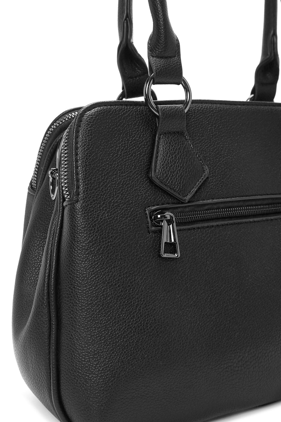 Women's Black Long Strap Shoulder Bag